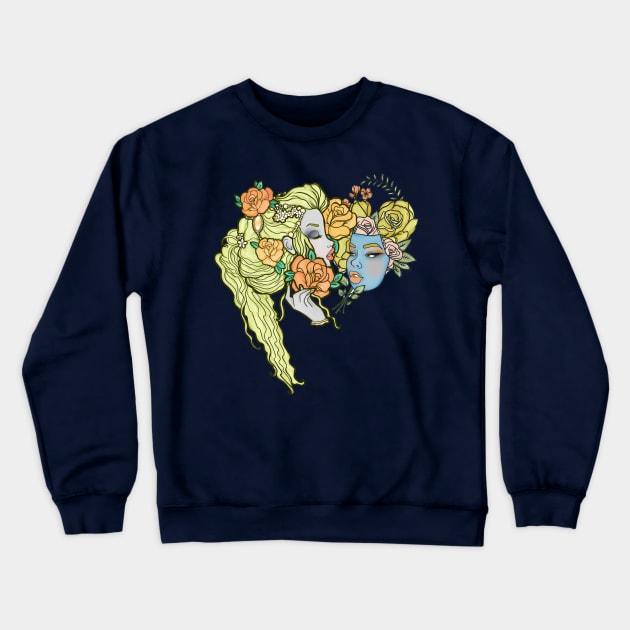 face the mask Crewneck Sweatshirt by kokodiablo